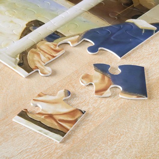 Fra Angelico De aankondiging Legpuzzel (Zijkant)
