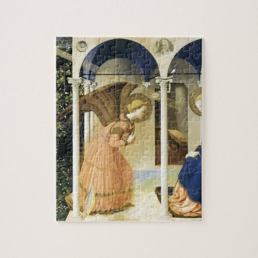 Fra Angelico De aankondiging Legpuzzel (Verticaal)