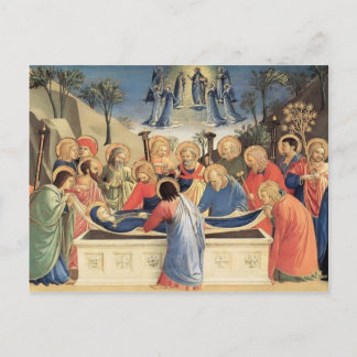 Fra Angelico - De begrafenis van de Maagd Briefkaart