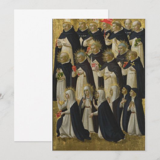 Fra Angelico - De Dominicaanse zegen Kaart (Voorkant / Achterkant)