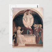 Fra Angelico — Herurrectie van Christus, Vrouwen b Briefkaart (Voorkant / Achterkant)