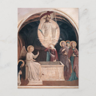 Fra Angelico — Herurrectie van Christus, Vrouwen b Briefkaart