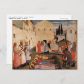 Fra Angelico - Het begrafenis Briefkaart (Voorkant / Achterkant)