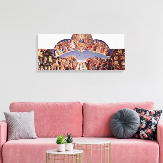 Fra Angelico - Het laatste arrest Canvas Afdruk (Insitu (Woonkamer))