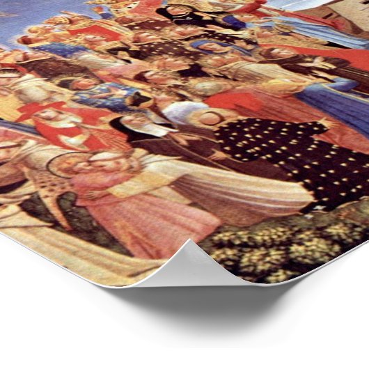 Fra Angelico - Het laatste arrest Poster (Hoek)