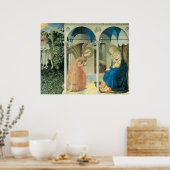 Fra Angelico - Het Poster van de aankondiging (Keuken)