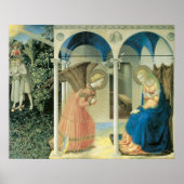 Fra Angelico - Het Poster van de aankondiging (Voorkant)
