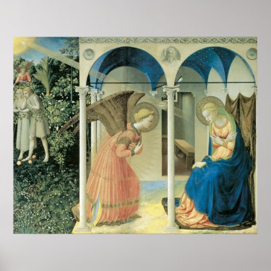 Fra Angelico - Het Poster van de aankondiging (Voorkant)