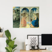 Fra Angelico - Het Poster van de aankondiging (Thuiskantoor)