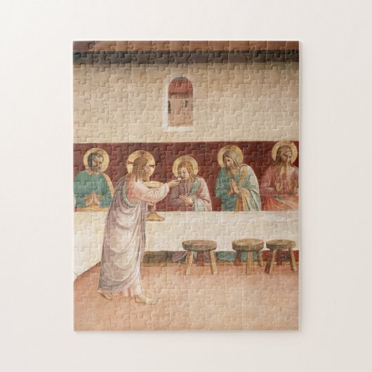 Fra Angelico - instelling van de eucharist Legpuzzel (Verticaal)