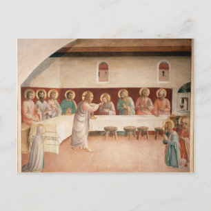Fra Angelico - Institution of the Eucharist Briefkaart
