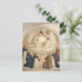 Fra Angelico - Kroning van Maria Briefkaart (Staand voorkant)