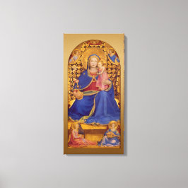 Fra Angelico Maagd of Humility CC0568 Canvas Afdruk
