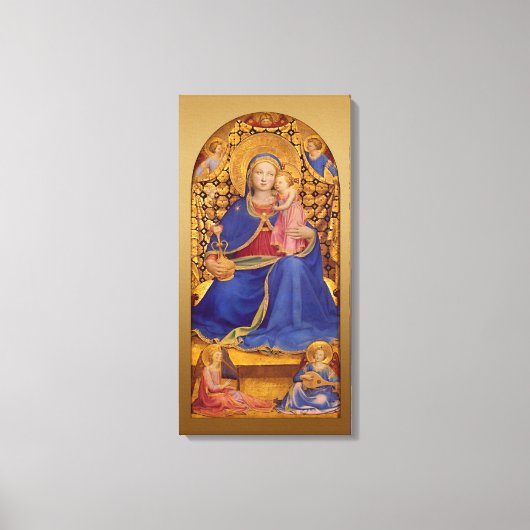 Fra Angelico Maagd of Humility CC0568 Canvas Afdruk (Voorkant)
