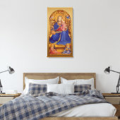 Fra Angelico Maagd of Humility CC0568 Canvas Afdruk (Insitu (Slaapkamer))