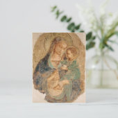 Fra Angelico-Madonna en Child Briefkaart (Staand voorkant)