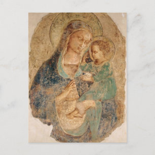 Fra Angelico-Madonna en Child Briefkaart