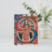 Fra Angelico: Madonna van Mercy met Kneeling Friar Briefkaart (Staand voorkant)