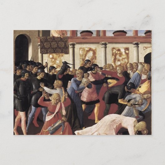 Fra Angelico — Massacre of the Innocents Briefkaart (Voorkant)