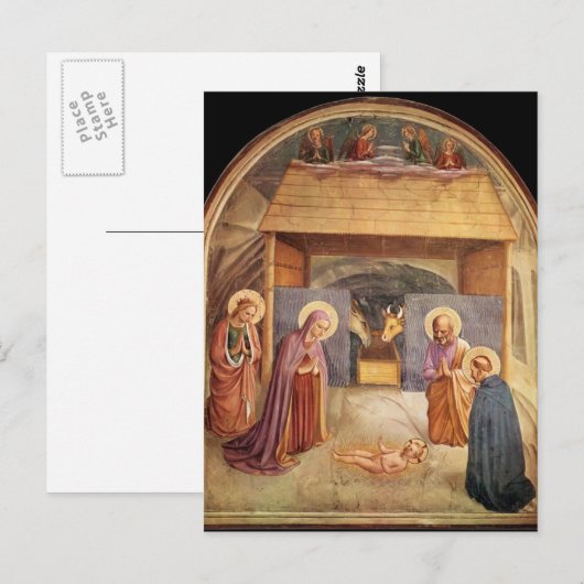Fra Angelico — Nativiteit Briefkaart (Voorkant / Achterkant)