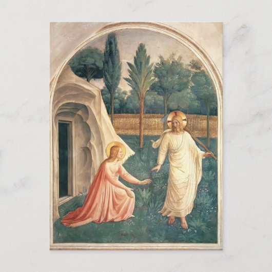 Fra Angelico- Noli Me Tangere Briefkaart (Voorkant)