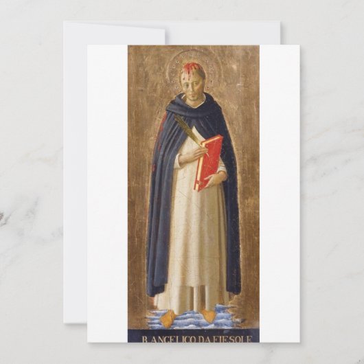 Fra Angelico - Saint Peter Martyr Kaart (Voorkant)