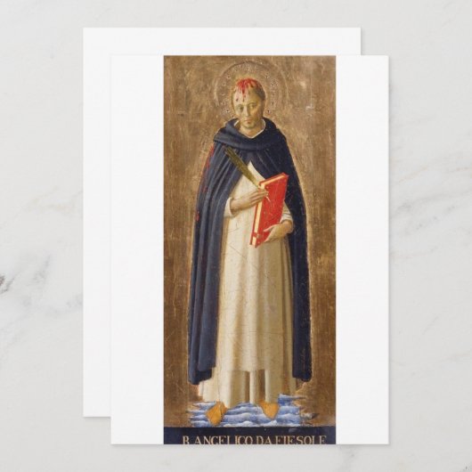 Fra Angelico - Saint Peter Martyr Kaart (Voorkant / Achterkant)
