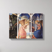 Fra Angelico - Scene: aankondiging Canvas Afdruk (Voorkant)