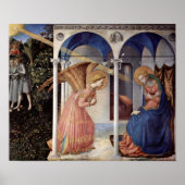 Fra Angelico - Scene: aankondiging Poster (Voorkant)