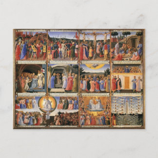 Fra Angelico-Scenes uit het leven van Christus Briefkaart