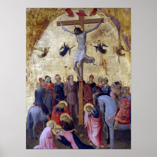 Fra Angelico The Crucifixion Poster (Voorkant)