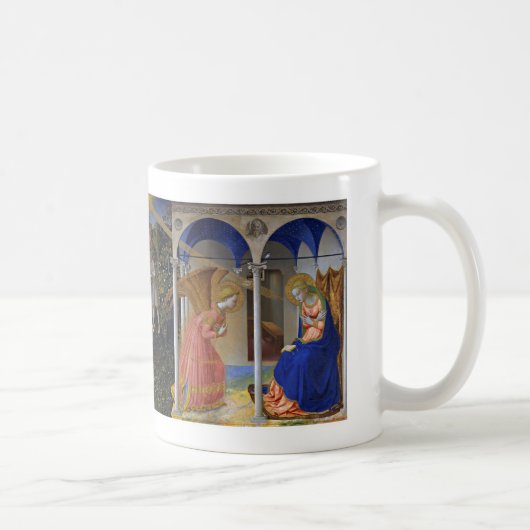 Fra Angelico , “ The Virgin of the Annunciation ” Koffiemok (Rechts)