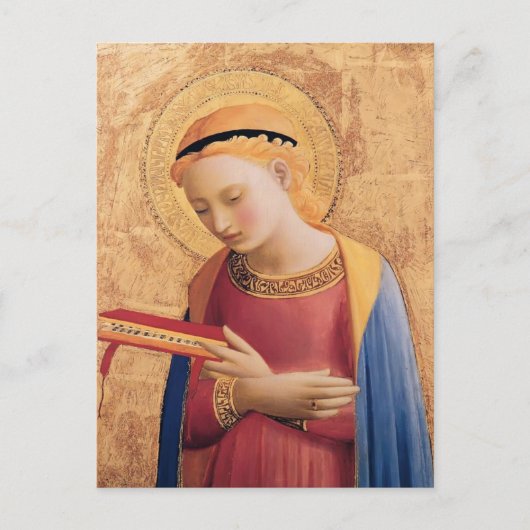 Fra Angelico- Virgin Mary Annunciate Briefkaart (Voorkant)
