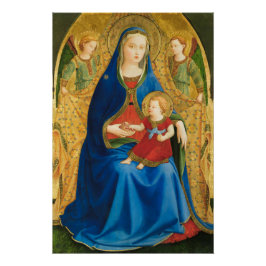 Fra Angelico Virgin met granaatappel CC0845 Poster
