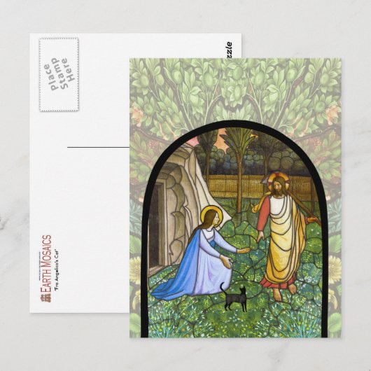 Fra Angelico's kat (2) (Yeshua's kat) Briefkaart (Voorkant / Achterkant)
