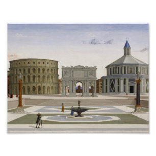 Fra Carnevale - De ideale stad Foto Afdruk