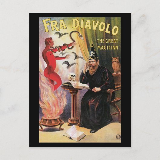 Fra Diavolo - De grote Magicus Briefkaart (Voorkant)