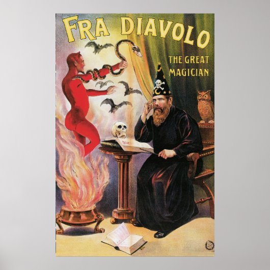 Fra Diavolo ~ De Grote Magische Magische Wet Poster (Voorkant)