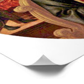 Fra Filippo Lippi - Madonna en Child tondo Poster (Hoek)