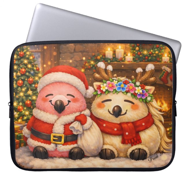 Fra-min&Uni-can★ Laptop Sleeve (Voorkant)