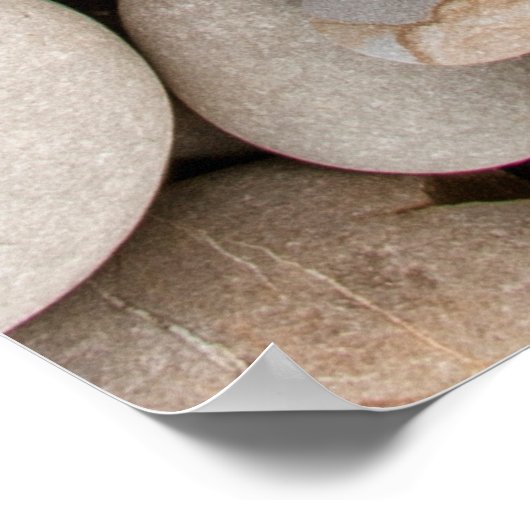 fraaie steen poster (Hoek)