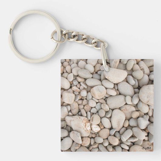fraaie steen sleutelhanger (voorkant)