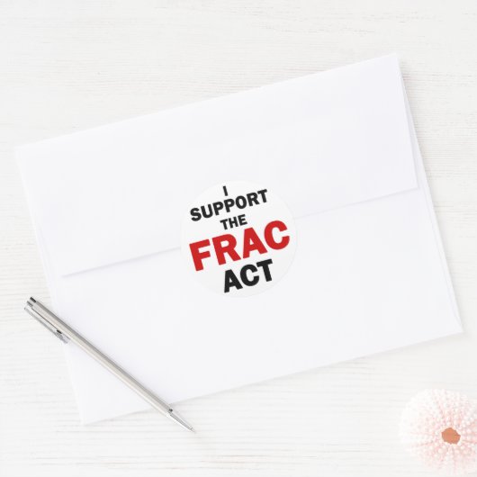 FRAC Act Stickers (wit) (Envelop)