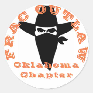 Frac Outlaw Oklahoma Chapter sticker