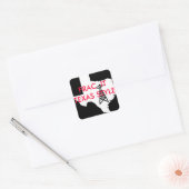 Frac Texas Vierkante Sticker (Envelop)