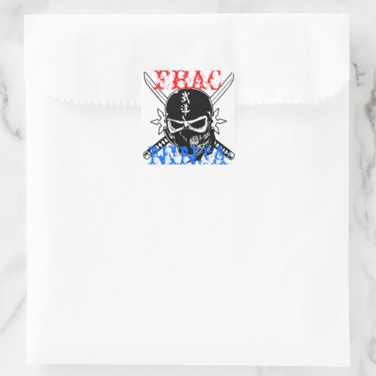 FRAC VIERKANTE STICKER (Tas)