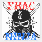 FRAC VIERKANTE STICKER (Voorkant)