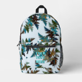 Fracal Arctic Camouflage Bedrukte Rugzak (Voorkant)