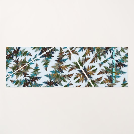 Fracal Arctic Camouflage Yogamat (Voorkant (horizontaal))