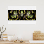 Fracamaska Fractal Poster (Keuken)